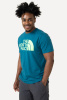 Футболка TNF S/S Half Dome Tee (Мужской; M; BlueMoss)
